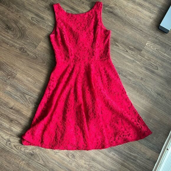 Speechless Dresses & Skirts - Red Lace Dress Holiday Party Size Medium
